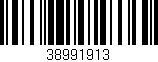 Código de barras (EAN, GTIN, SKU, ISBN): '38991913'