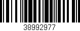 Código de barras (EAN, GTIN, SKU, ISBN): '38992977'