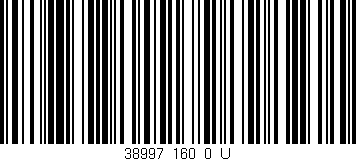 Código de barras (EAN, GTIN, SKU, ISBN): '38997_160_0_U'