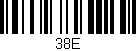 Código de barras (EAN, GTIN, SKU, ISBN): '38E'