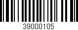 Código de barras (EAN, GTIN, SKU, ISBN): '39000105'