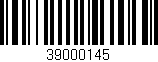 Código de barras (EAN, GTIN, SKU, ISBN): '39000145'