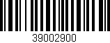 Código de barras (EAN, GTIN, SKU, ISBN): '39002900'