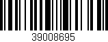 Código de barras (EAN, GTIN, SKU, ISBN): '39008695'
