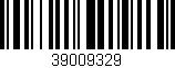 Código de barras (EAN, GTIN, SKU, ISBN): '39009329'