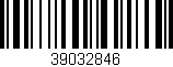 Código de barras (EAN, GTIN, SKU, ISBN): '39032846'