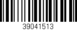 Código de barras (EAN, GTIN, SKU, ISBN): '39041513'