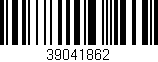 Código de barras (EAN, GTIN, SKU, ISBN): '39041862'