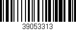Código de barras (EAN, GTIN, SKU, ISBN): '39053313'