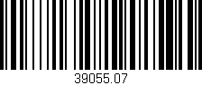 Código de barras (EAN, GTIN, SKU, ISBN): '39055.07'