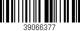 Código de barras (EAN, GTIN, SKU, ISBN): '39066377'