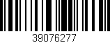 Código de barras (EAN, GTIN, SKU, ISBN): '39076277'
