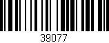Código de barras (EAN, GTIN, SKU, ISBN): '39077'