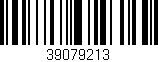 Código de barras (EAN, GTIN, SKU, ISBN): '39079213'