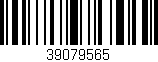 Código de barras (EAN, GTIN, SKU, ISBN): '39079565'