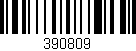 Código de barras (EAN, GTIN, SKU, ISBN): '390809'