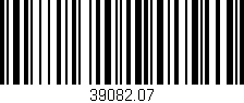 Código de barras (EAN, GTIN, SKU, ISBN): '39082.07'