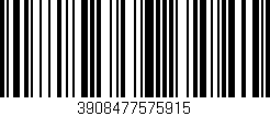 Código de barras (EAN, GTIN, SKU, ISBN): '3908477575915'