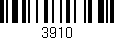Código de barras (EAN, GTIN, SKU, ISBN): '3910'