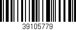 Código de barras (EAN, GTIN, SKU, ISBN): '39105779'