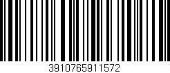 Código de barras (EAN, GTIN, SKU, ISBN): '3910765911572'