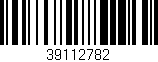 Código de barras (EAN, GTIN, SKU, ISBN): '39112782'