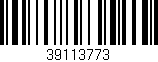 Código de barras (EAN, GTIN, SKU, ISBN): '39113773'