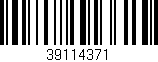 Código de barras (EAN, GTIN, SKU, ISBN): '39114371'