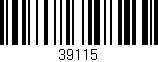 Código de barras (EAN, GTIN, SKU, ISBN): '39115'