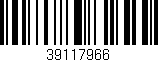 Código de barras (EAN, GTIN, SKU, ISBN): '39117966'