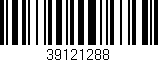 Código de barras (EAN, GTIN, SKU, ISBN): '39121288'