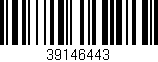 Código de barras (EAN, GTIN, SKU, ISBN): '39146443'