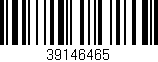 Código de barras (EAN, GTIN, SKU, ISBN): '39146465'