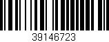 Código de barras (EAN, GTIN, SKU, ISBN): '39146723'