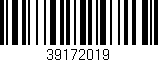 Código de barras (EAN, GTIN, SKU, ISBN): '39172019'