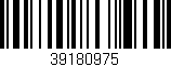 Código de barras (EAN, GTIN, SKU, ISBN): '39180975'