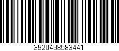 Código de barras (EAN, GTIN, SKU, ISBN): '3920498583441'