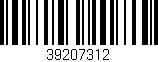 Código de barras (EAN, GTIN, SKU, ISBN): '39207312'