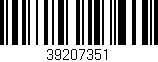 Código de barras (EAN, GTIN, SKU, ISBN): '39207351'