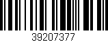 Código de barras (EAN, GTIN, SKU, ISBN): '39207377'