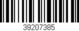 Código de barras (EAN, GTIN, SKU, ISBN): '39207385'