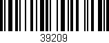 Código de barras (EAN, GTIN, SKU, ISBN): '39209'