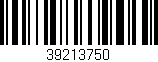 Código de barras (EAN, GTIN, SKU, ISBN): '39213750'