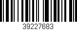 Código de barras (EAN, GTIN, SKU, ISBN): '39227683'