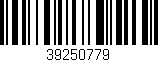 Código de barras (EAN, GTIN, SKU, ISBN): '39250779'