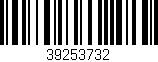 Código de barras (EAN, GTIN, SKU, ISBN): '39253732'