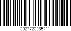 Código de barras (EAN, GTIN, SKU, ISBN): '3927723365711'