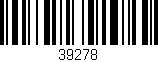 Código de barras (EAN, GTIN, SKU, ISBN): '39278'