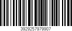 Código de barras (EAN, GTIN, SKU, ISBN): '3929257979907'