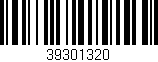 Código de barras (EAN, GTIN, SKU, ISBN): '39301320'